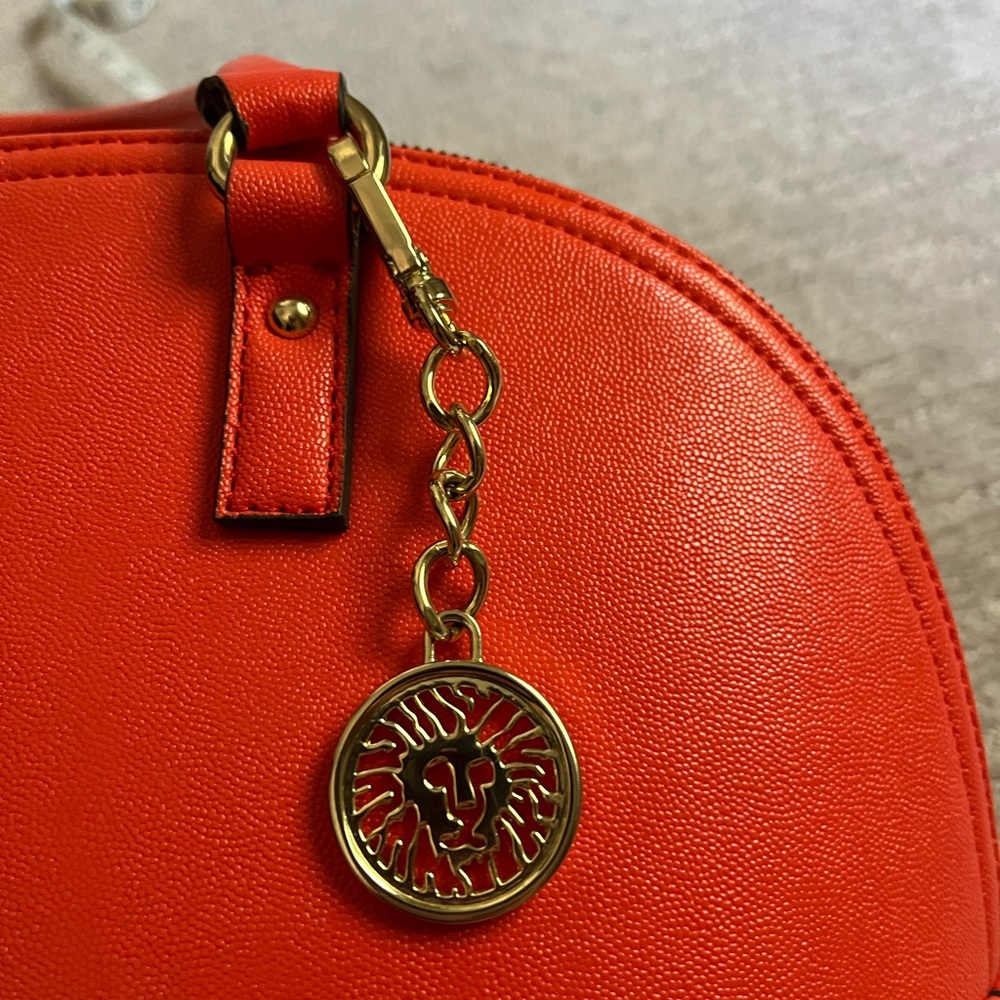 Anne Klein Coral Or Orange Satchel Bag - Picture 8 of 9
